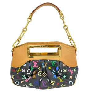 Louis Vuitton Monogram Multicolor Judy PM Handbag M40258 Noir 2-way bag for w...